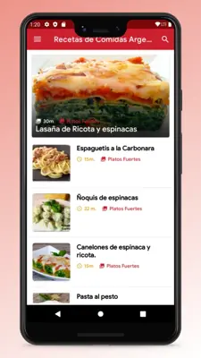 Argentinian Recipes - Food App android App screenshot 5