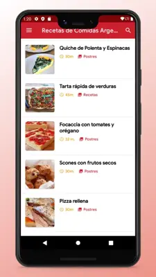 Argentinian Recipes - Food App android App screenshot 6